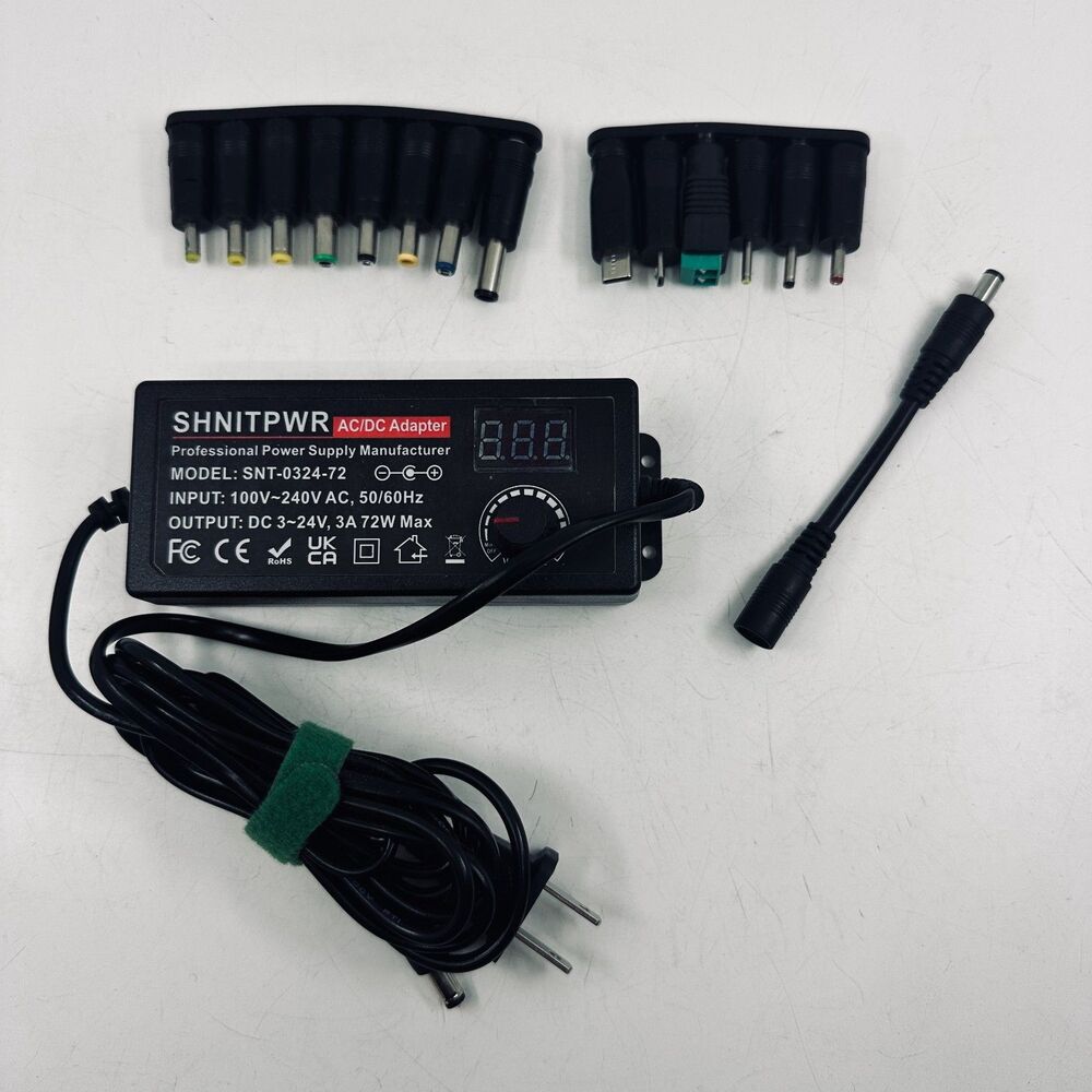 SHNITPWR SNT-0324-72 adjustable AC/DC power supply
